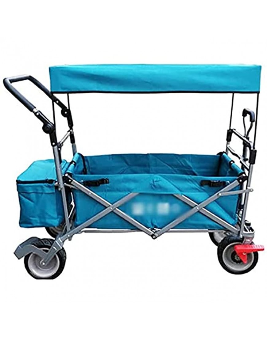 JRZTC Wagon Robuste Pliant portatif de Chariot de Troey de Jardin avec Le Chariot Multifonctionnel de ping d'auvent pour Le Camion d'unité Centrale de Plage de Camping en Plein air - BEHKJJAQX