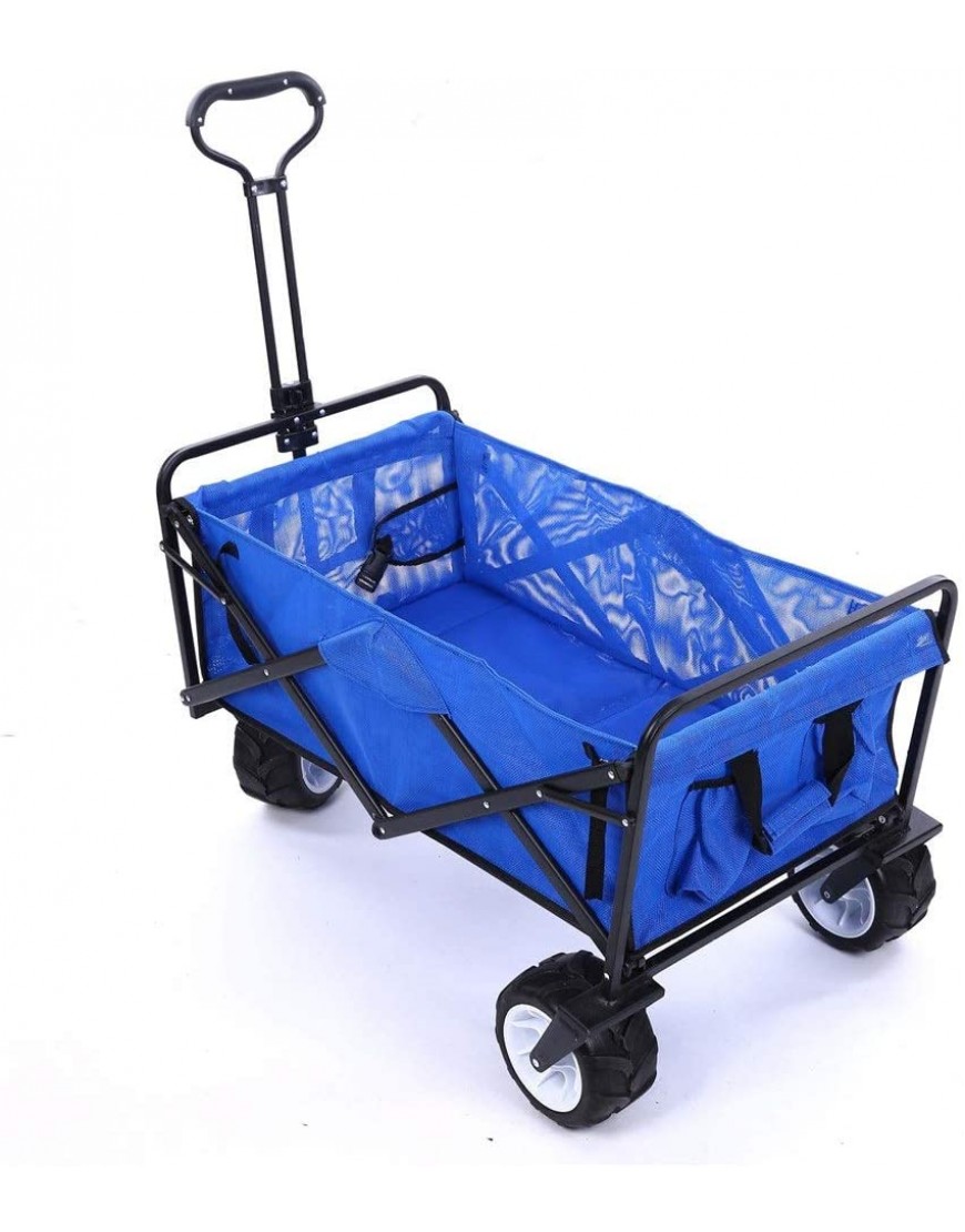 NEHARO Chariot Pliant Wagon Wagon Pliant Portable extérieur Jardin Panier Compact Outdoor Garden Camping Panier Chariots de Jardin Wagons Color : Blue Size : Free - B9KA2SQFP