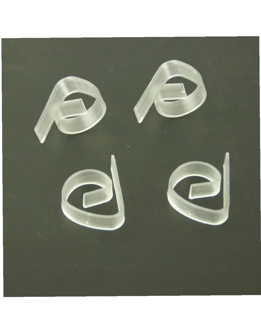 Clips 50pcs Plastique Transparent Nappe Housse De Table en Tissu Porte-Pinces Fixe pour Picnic Party - BNJJ6SRTS