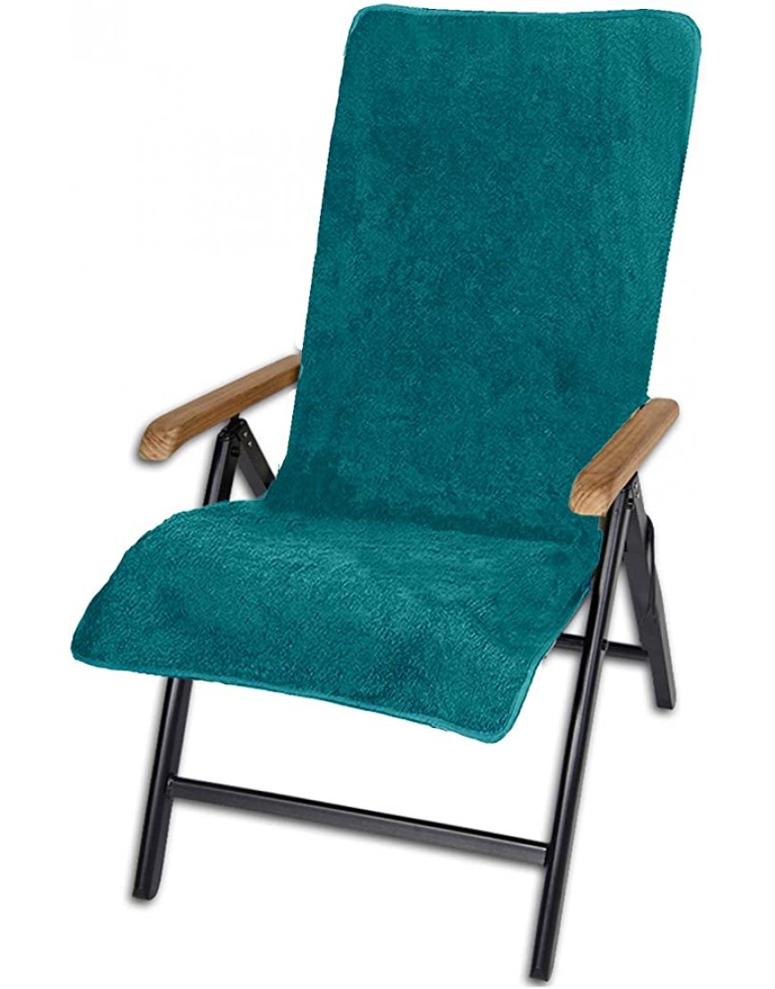 JEMIDI Housse chaise longue Protection chaise de jardin 130 x 60 cm en coton Serviette grande taille pour plage piscine bronzage - BHKBNGSCS