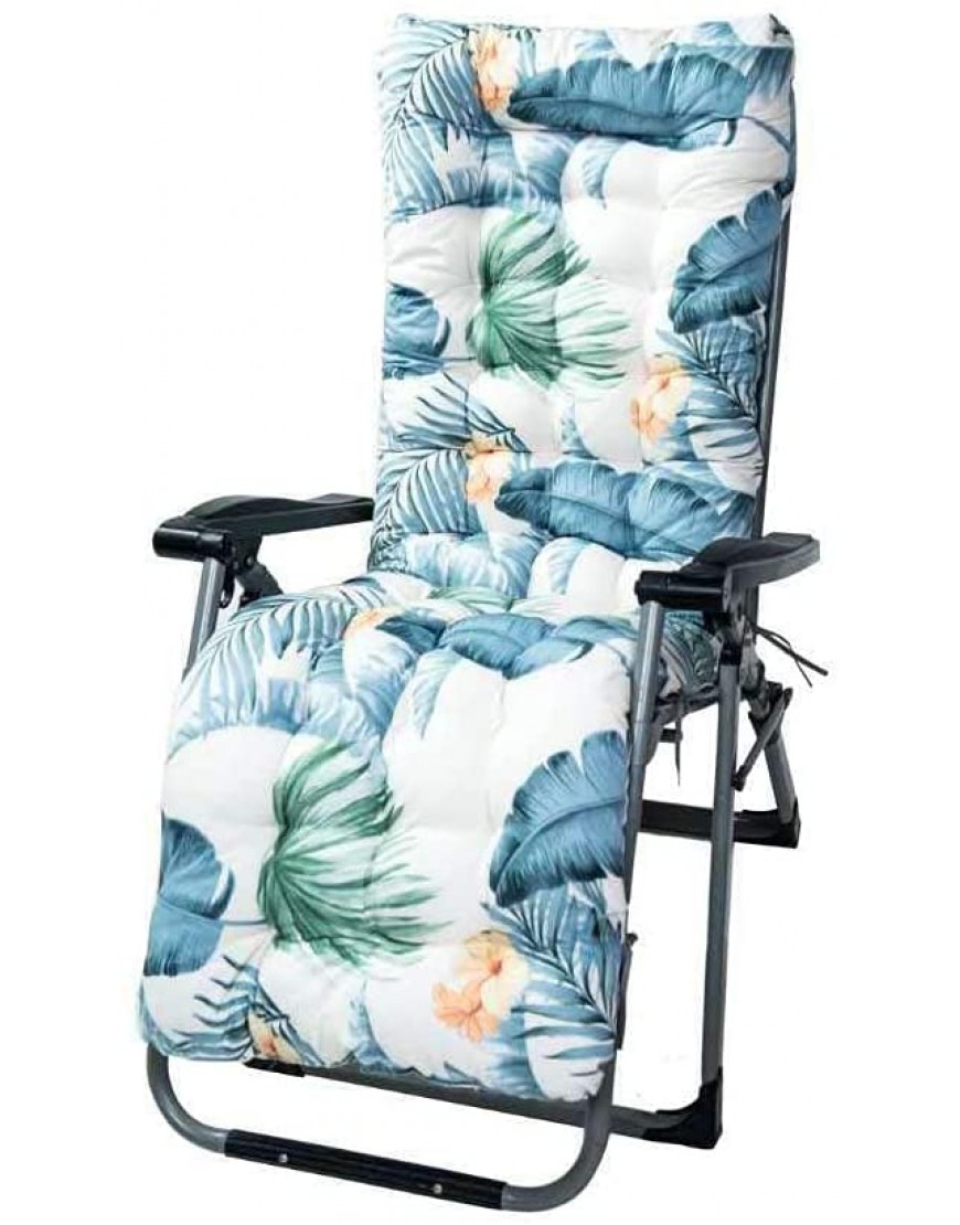 Mixxar Coussin épais pour chaise longue Doux et confortable Pour terrasse jardin chaise longue Coussin d’extérieur imprimé - B4V9MAOVF