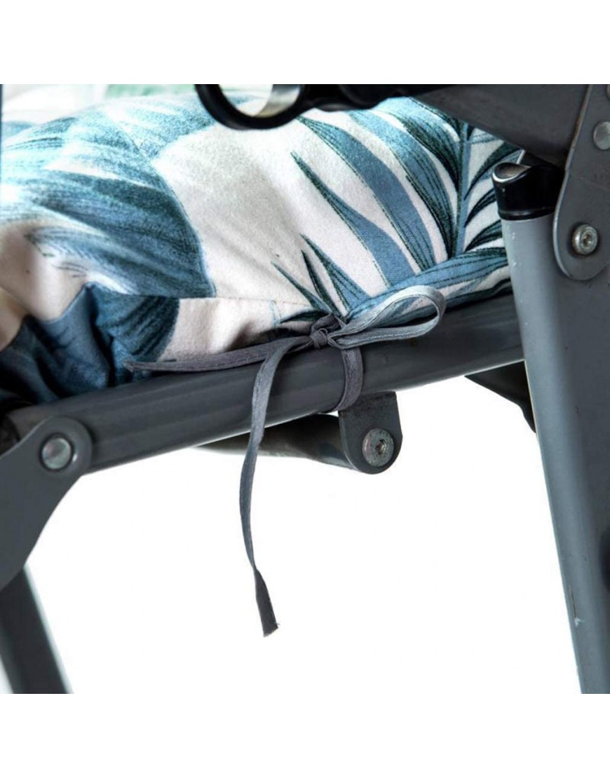 Yzzlh Coussin épais rembourré de rechange portable avec housse antidérapante pour chaise longue de vacances jardin D - BH2Q3LODB