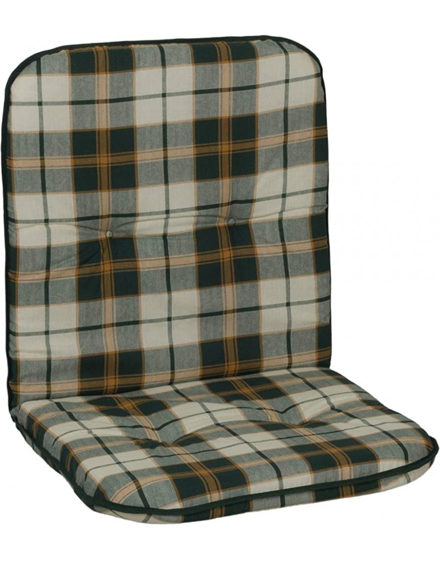 Coussin pour dossier et assise de chaise rembourré à carreaux en beige vert - B9VQ7OGLC