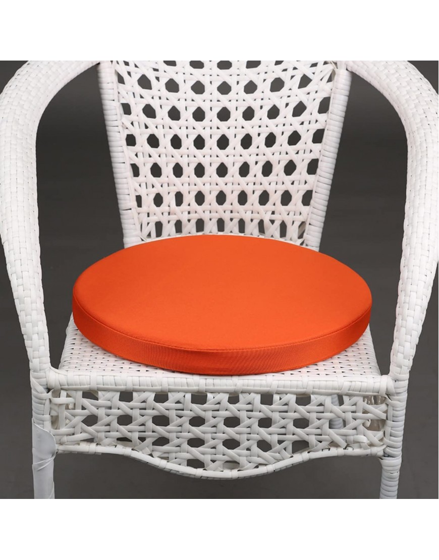 Waigg Kii Coussin de chaise rond de 5 8 cm d'épaisseur imperméable lavable pour chaise de jardin d'intérieur ou d'extérieur terrasse cuisine 40 x 40 x 5 cm gris - B471HEBUX