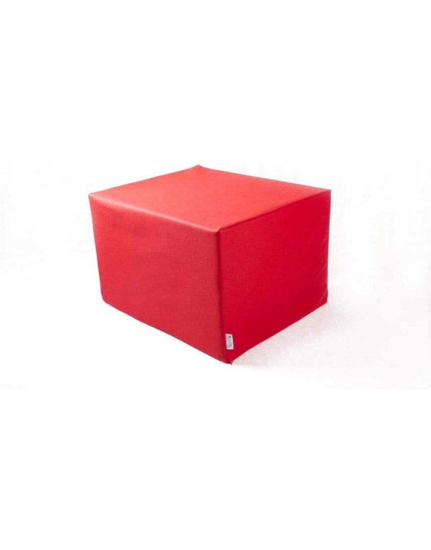 Schaumstoffe wegerich cube présentoir à étages kunstlederwürfel cube en cuir synthétique Rouge 55 x 45 x 35 cm - B4HWHIJRL