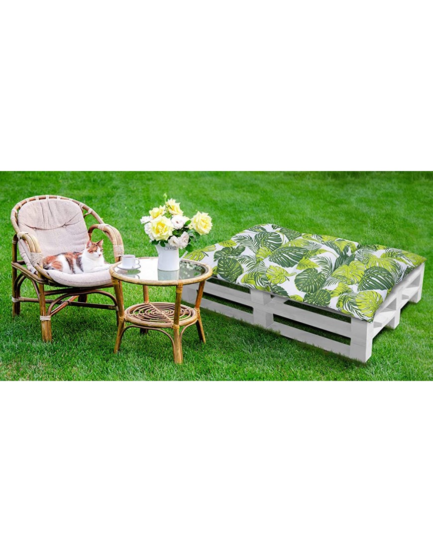 Amilian Coussin de chaise pour banc de jardin 80 x 120 cm - B3D5HDGMJ