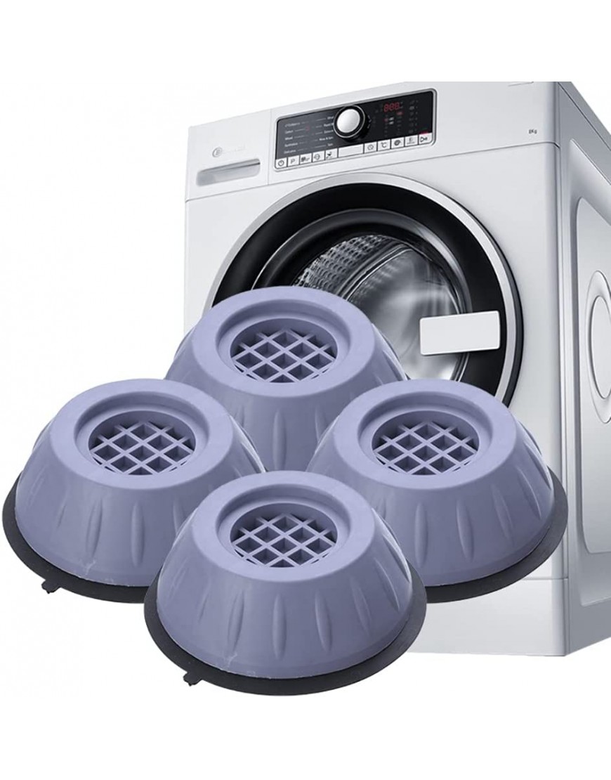 Yoohh Lot de 4 pieds de machine à laver anti-vibrations pour réfrigérateurs et tables - BNKJ1ZQYL