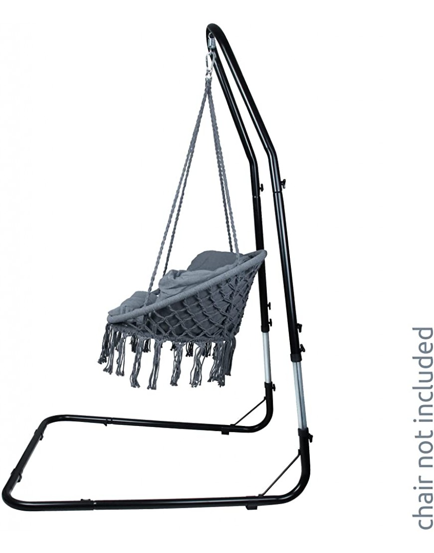 your GEAR Support pour fauteuil suspendu jusqu'à 240 kg structure certifiée TÜV et support pour chaise suspendue fauteuil suspendu 196-226 cm - BK75QOQLG