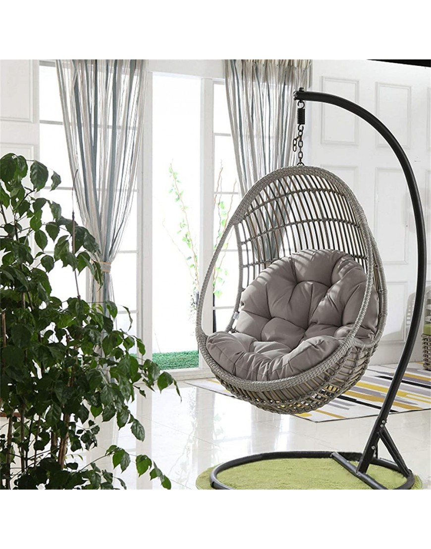 Bestlle Coussin de chaise suspendue pour patio jardin balcon chaise non incluse dans la livraison gris - B1567HOQF