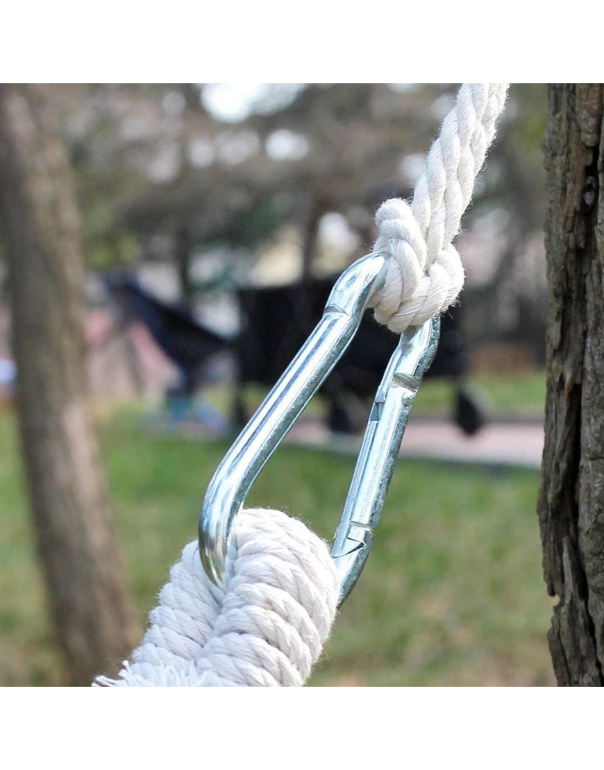 Gcroet 2pcs Tree Swing Cordes balançoires de 4m balançoires de hamac à Suspendre Les Sangles de Suspension des cintres pivotants extérieurs - BJ2KKWQFH