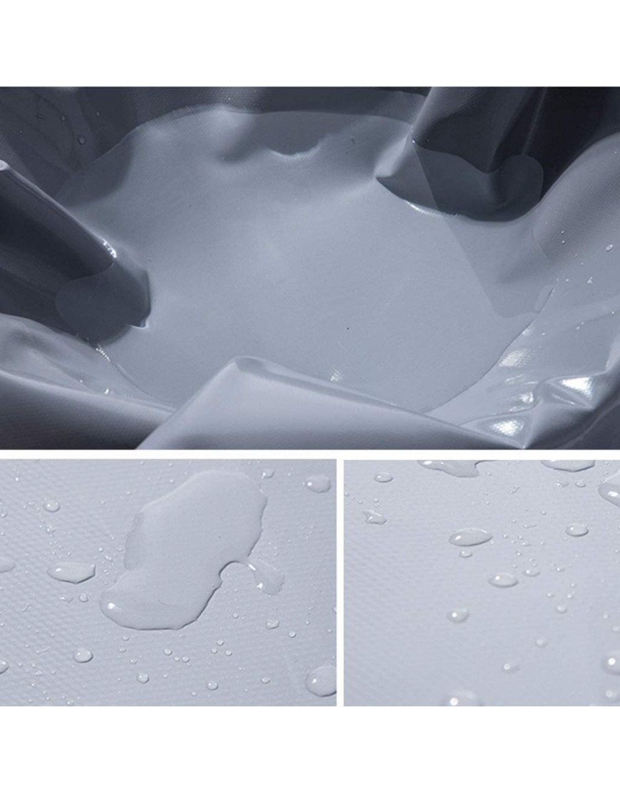 DS Bâche Tissu imperméable à l'eau épais Tissu Anti-Pluie Pluie à l'extérieur Tissu Bâche Protection Solaire crème Solaire Camion Couverture Gris && Size : 4x6m - BDE5ARWLO