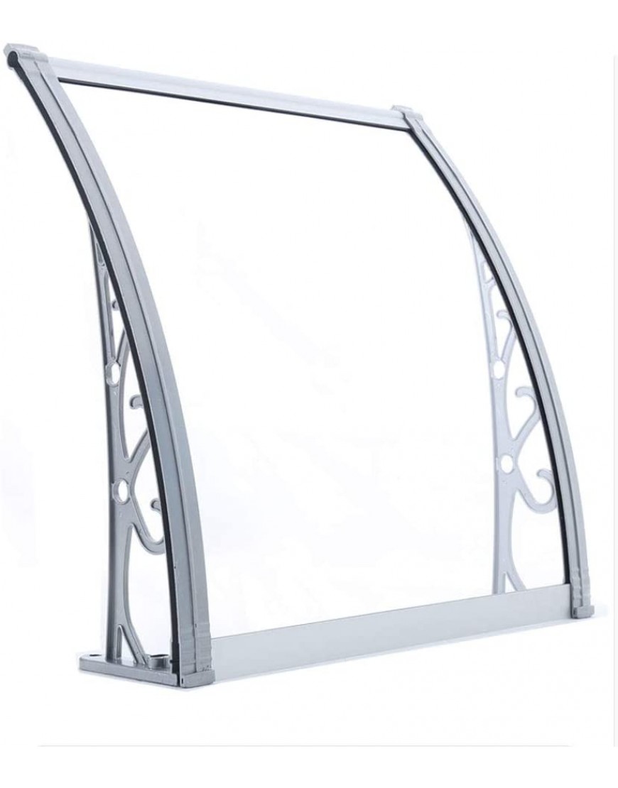 YJKDM Auvent Transparent de Panneau d'endurance auvent en Aluminium de ménage de Cour extérieure Peut être utilisé pour Les fenêtres de Balcon Les Portes d'entrée etc. - B9J5VQGVV