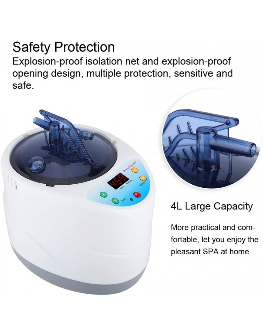 AOER Spa Steamer Protection de sécurité pour Machine de Fumigation à Usage Familial - B3VEJGEGN