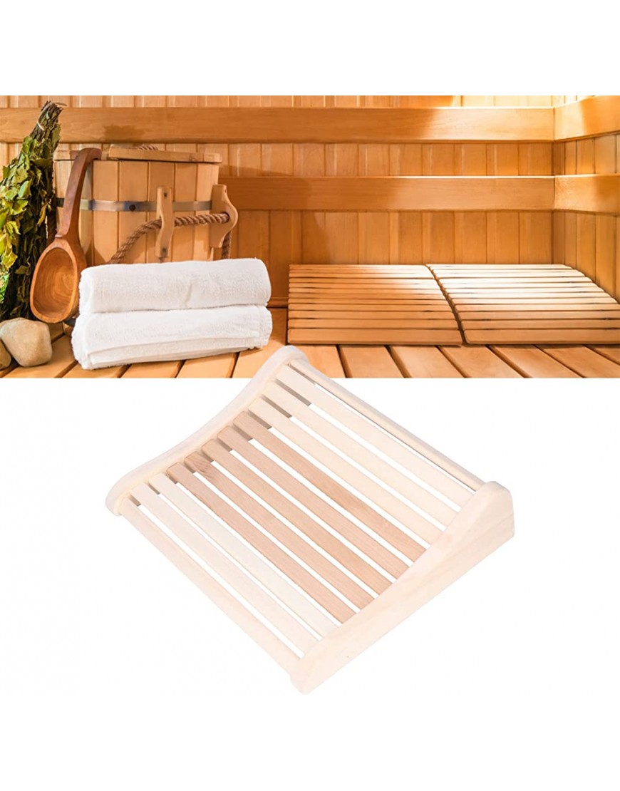 Oreiller de sauna oreiller en bois pratique et pratique pour les salles de bain pour la maison - BB6QHGYKS