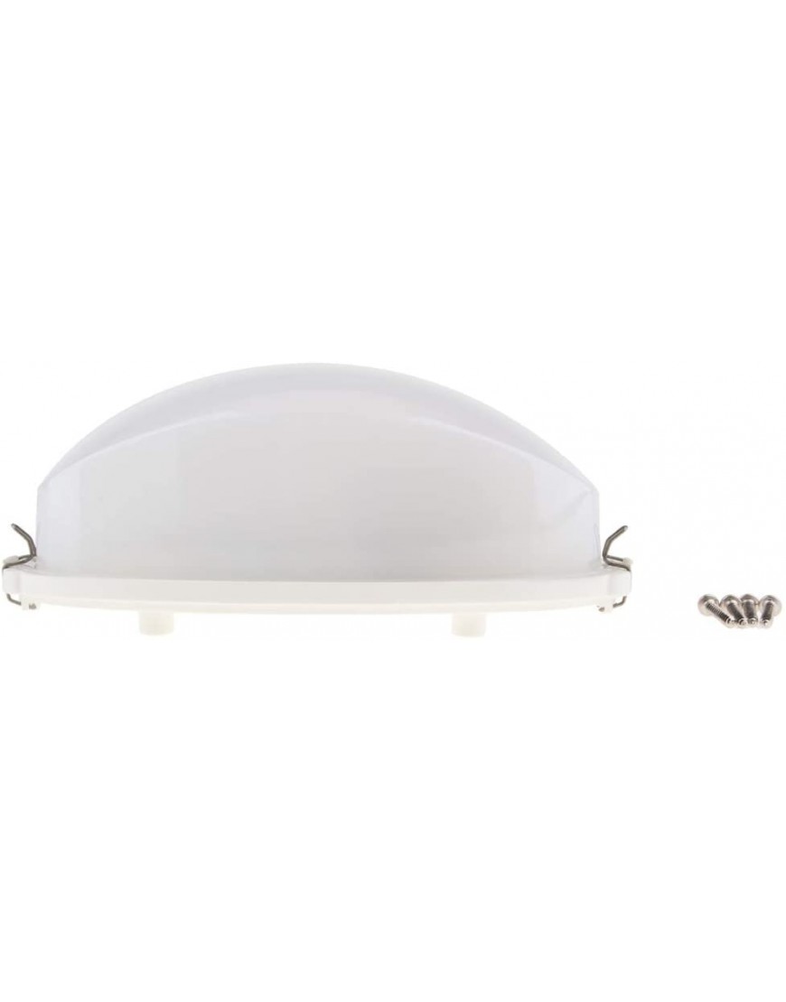 perfk Lampe à Vapeur Ovale Accessoire de Sauna Anti-Vapeur Garde Métallique - B7V5NAVDI