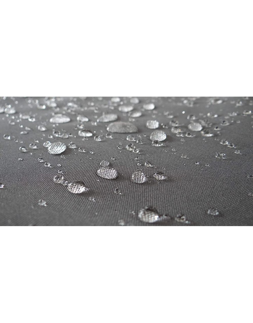 SORARA Housse de Protection Hydrofuge pour Table Ronde | Gris | Ø 213 x 90 cm - B6VK6UPFC