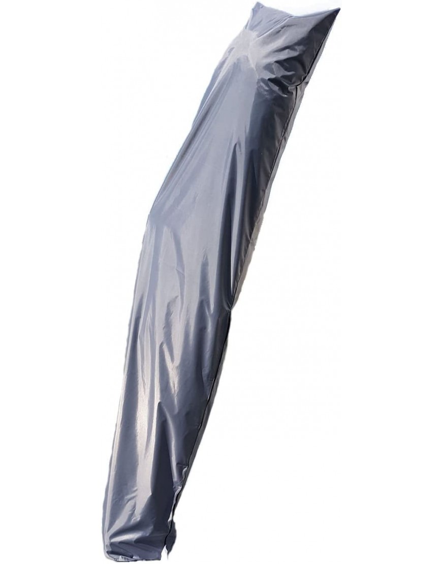 Housse de protection deluxe pour parasol à mât excentré de 200 à 400 cmMatière : polyester Oxford 420 Imperméable Résistant Protection UV. 255 cm gris - B683JSMJC