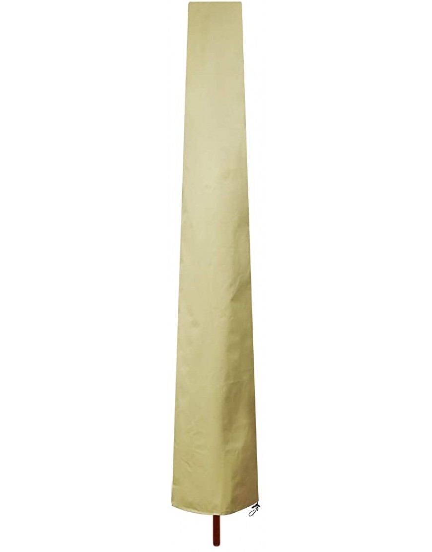 Housse de protection imperméable pour parasol de jardin en tissu Oxford 420D avec fermeture éclair 59 x 190 cm jaune - BV18QNSZV