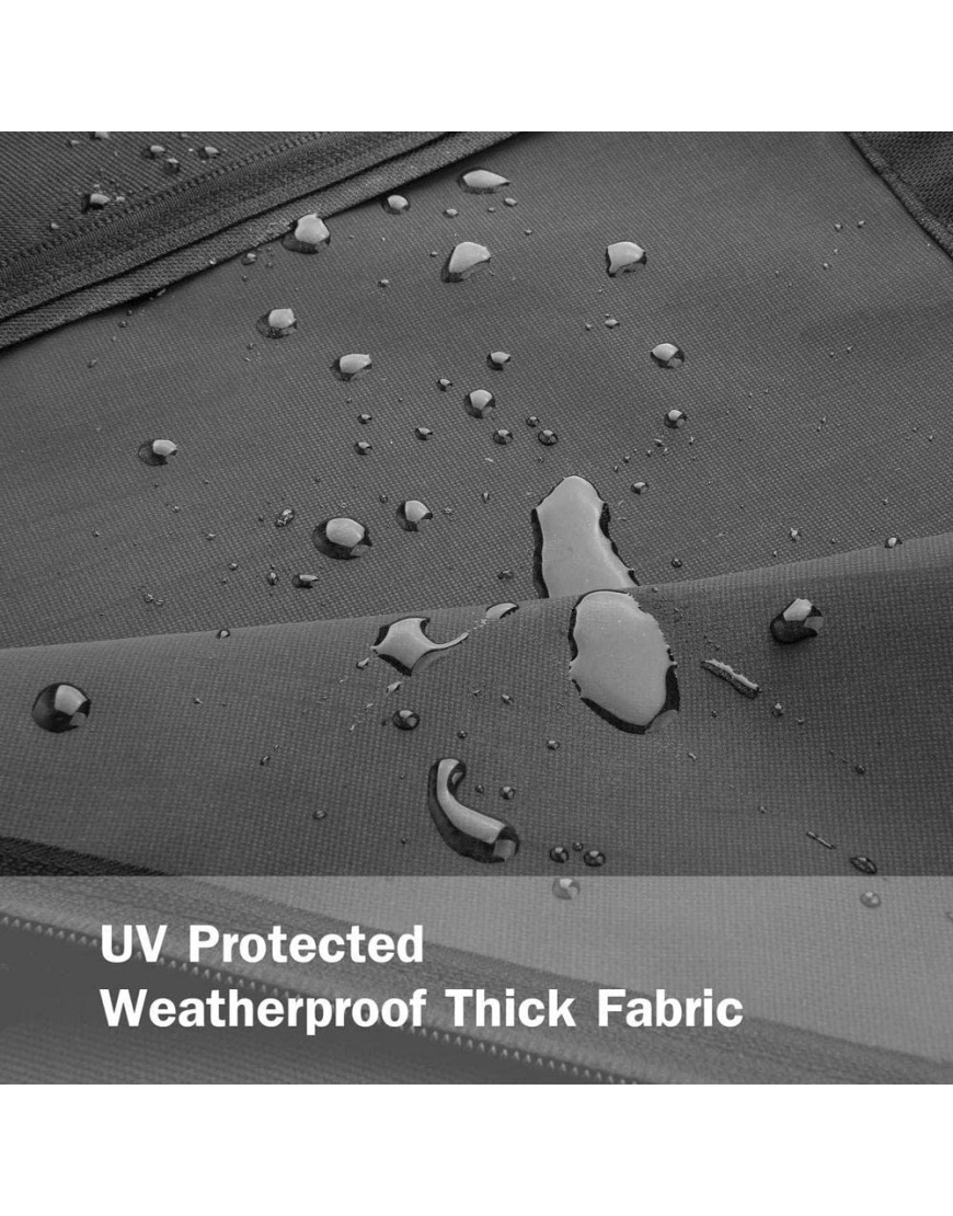 Housse de protection pour parasol parasol déporté avec fermeture éclair Oxford 210D pour parasol de 2 à 3 m extra imperméable et anti-UV 183 x 25 x 35 cm - BNNMNOBFF
