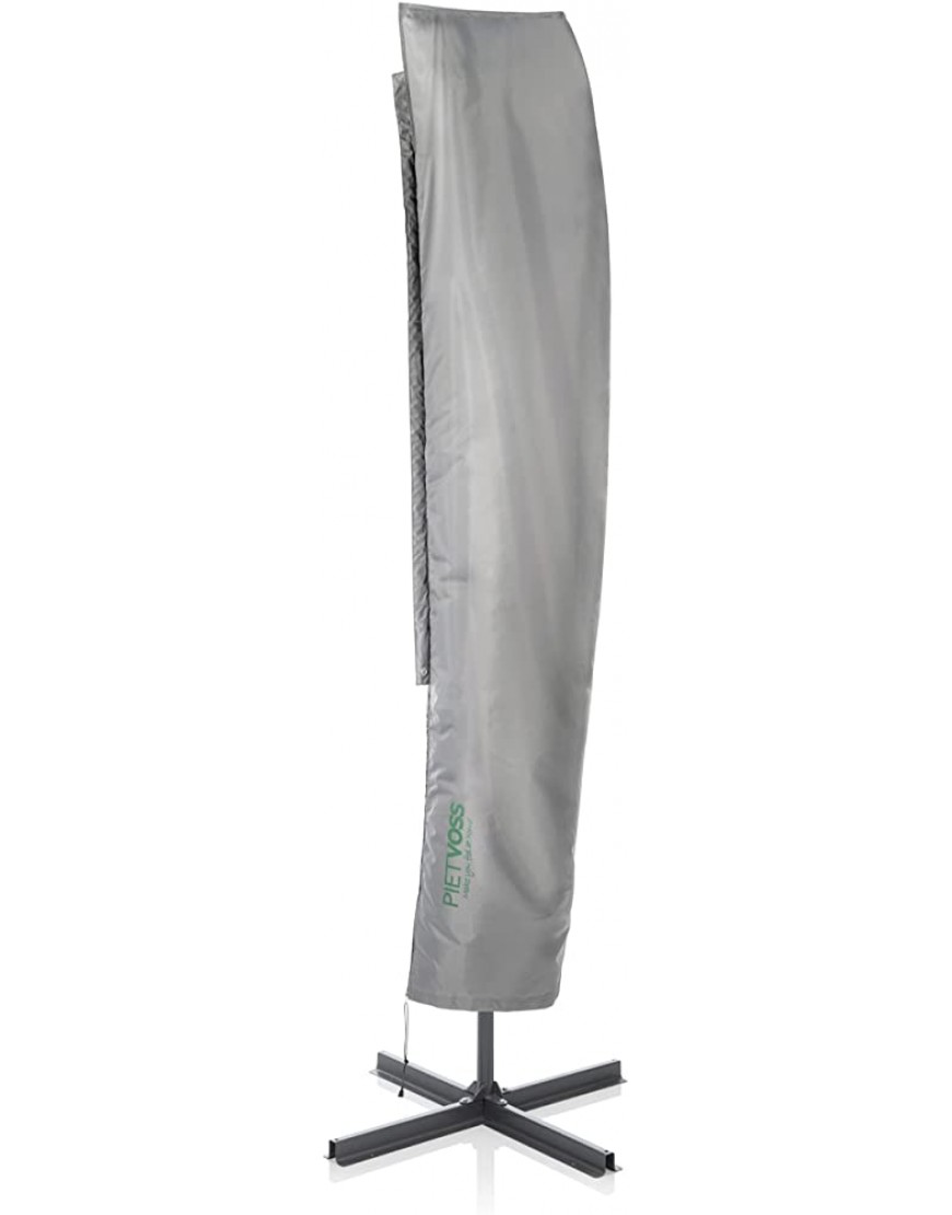 PIETVOSS Housse de protection pour parasol déporté de 2 à 4 m de diamètre 265 x 50 cm H x l Imperméable Avec tige Sac de rangement inclus - B89A2YXQR
