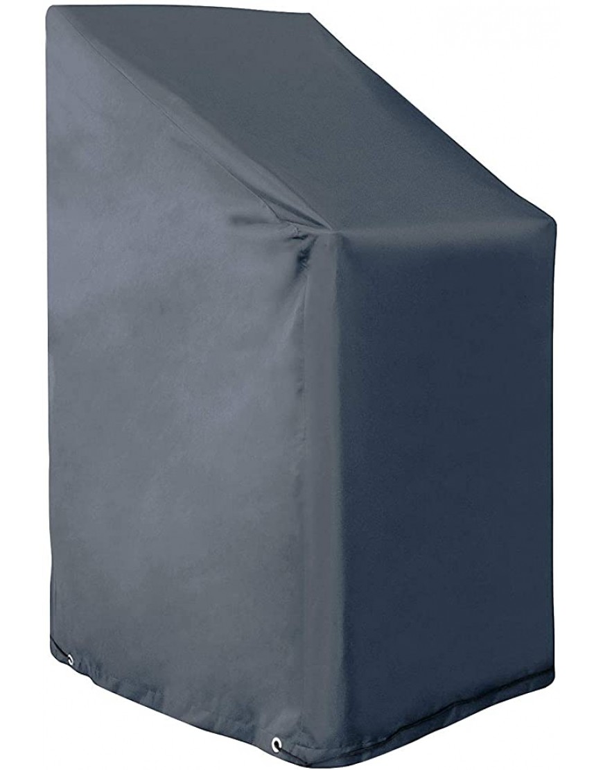 EUGAD 0054FCZ Housse de Protection pour Set de chaises bâche de Protection en 600D Oxford imperméable 65x65x120 80H cm Anthracite - B65WWYWGM