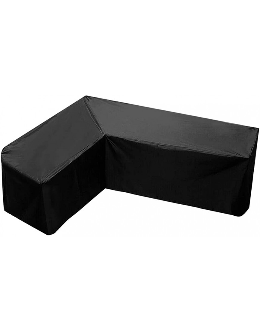 Housse de canapé en forme de L Tissu Oxford 210D Imperméable Pour l'extérieur Avec sac de rangement pour déplacer 215 x 215 x 87 cm - B4KK8REHA
