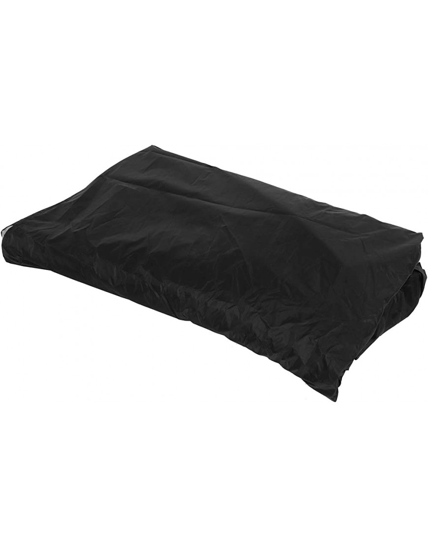 Nimomo Housse de canapé Housse de canapé en Forme de U Noire Housse de Protection pour mobilier d'extérieur étanche à la poussière 321x155x76 86cm - BA6HMRKED