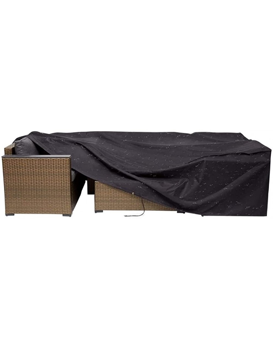 QAZW Housse de canapé d'extérieur Housse de canapé de terrasse Housse de mobilier d'intérieur extérieur résistant à l'eau Durable,A-250 * 250 * 90cm - B8MV3POVY
