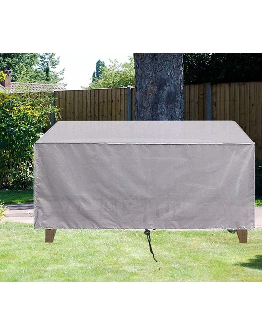 Housses de Banc 420D Oxford Outdoor Footsball Billard Table Cover Imperméable Soleil UV Dust Protect 170x160x100cm Argent - BD29DOCWR