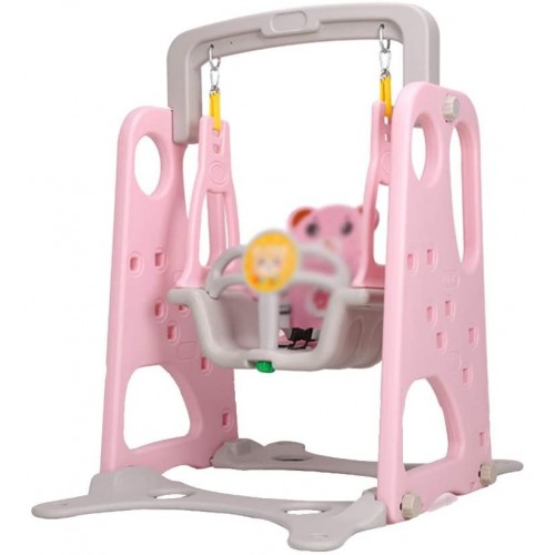 Balançoire de jeu bébé ménage créatif échelle coulissante soulève Swing décoration extérieure portable chambre Swing 78 * 115CM Couleur : Pink - BBHWKLRMM