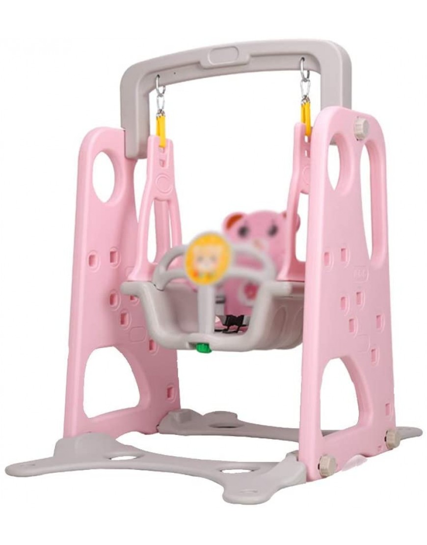 Balançoire de jeu bébé ménage créatif échelle coulissante soulève Swing décoration extérieure portable chambre Swing 78 * 115CM Couleur : Pink - BBHWKLRMM