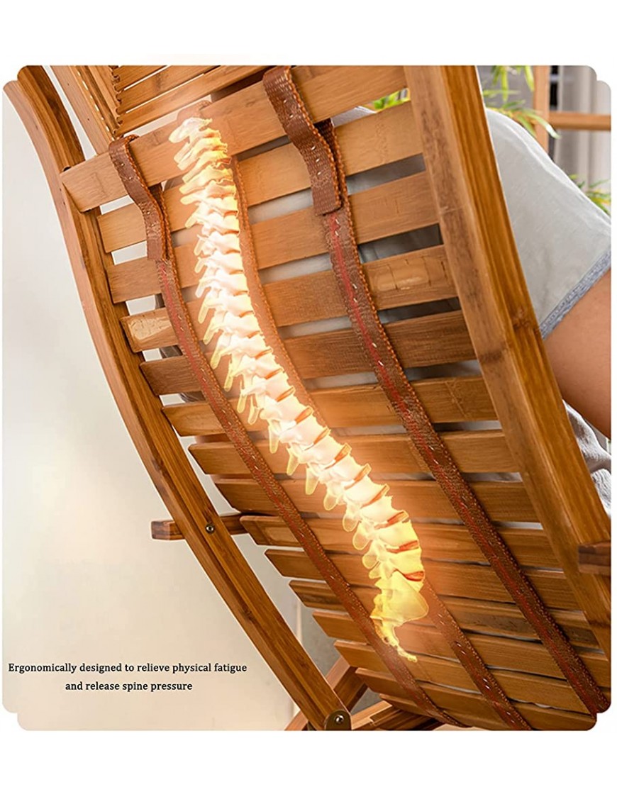 Bains de soleil Chaise pliante chaise pliante à bois massif respectueuse de l'environnement balcon chaise de bambou à la maison chaise zéro gravité pour les chaises portatives de camping en plein a - B1BK5EFSL