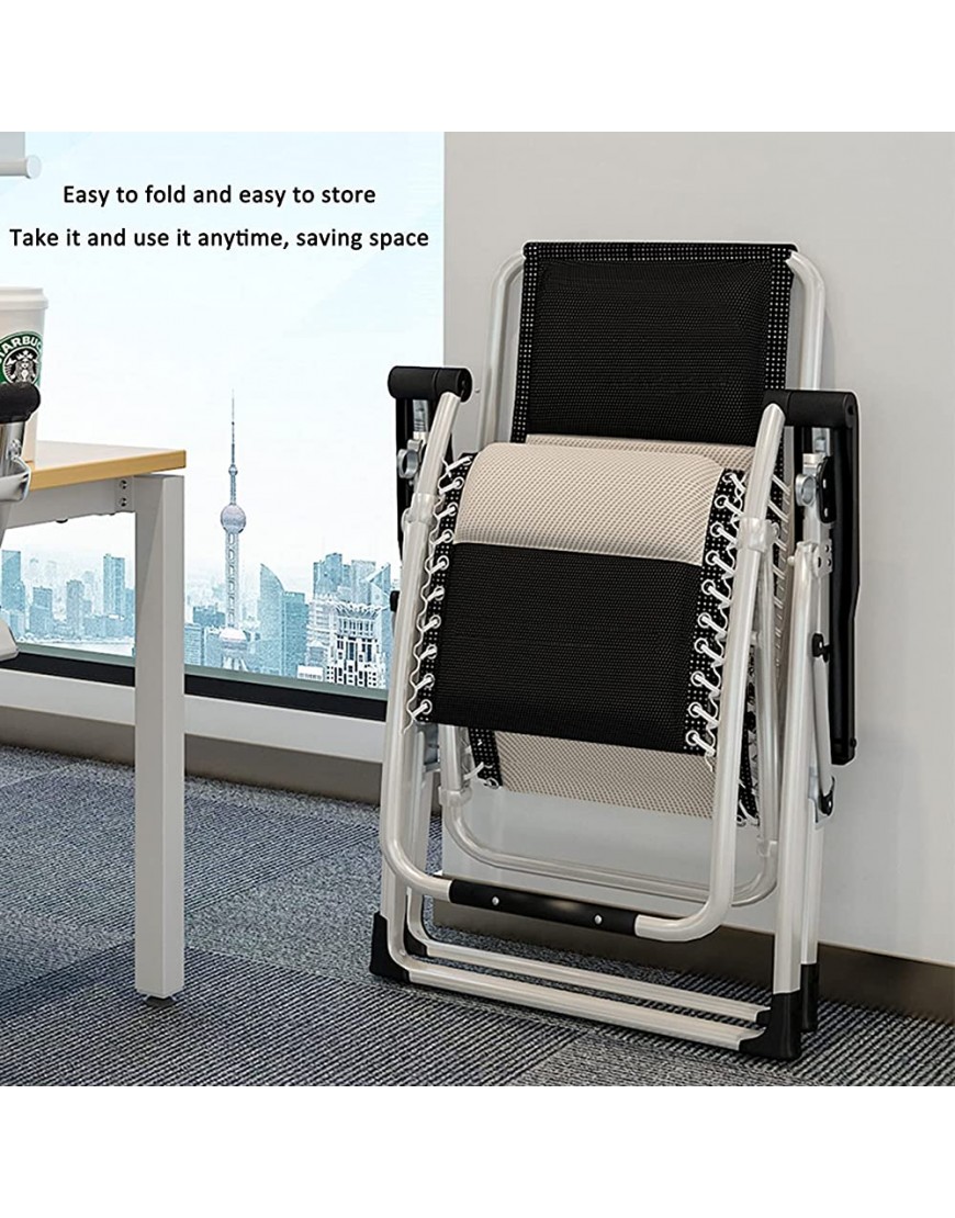 Bains de soleil Chaise pliante inclinable chaise pliante en acier au carbone écologique chaise de loisirs à la maison for balcon peut s'asseoir incliné et chaise de sieste à double usage portable - BE8M5ENFL