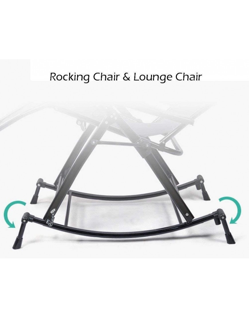Hfyg Chaise Longue Fauteuil à Bascule Pliant Chaise Longue extérieure Zero Gravity Portable for Chaise Longue de Camping des chaises Longues Color : A - B635MQTAY