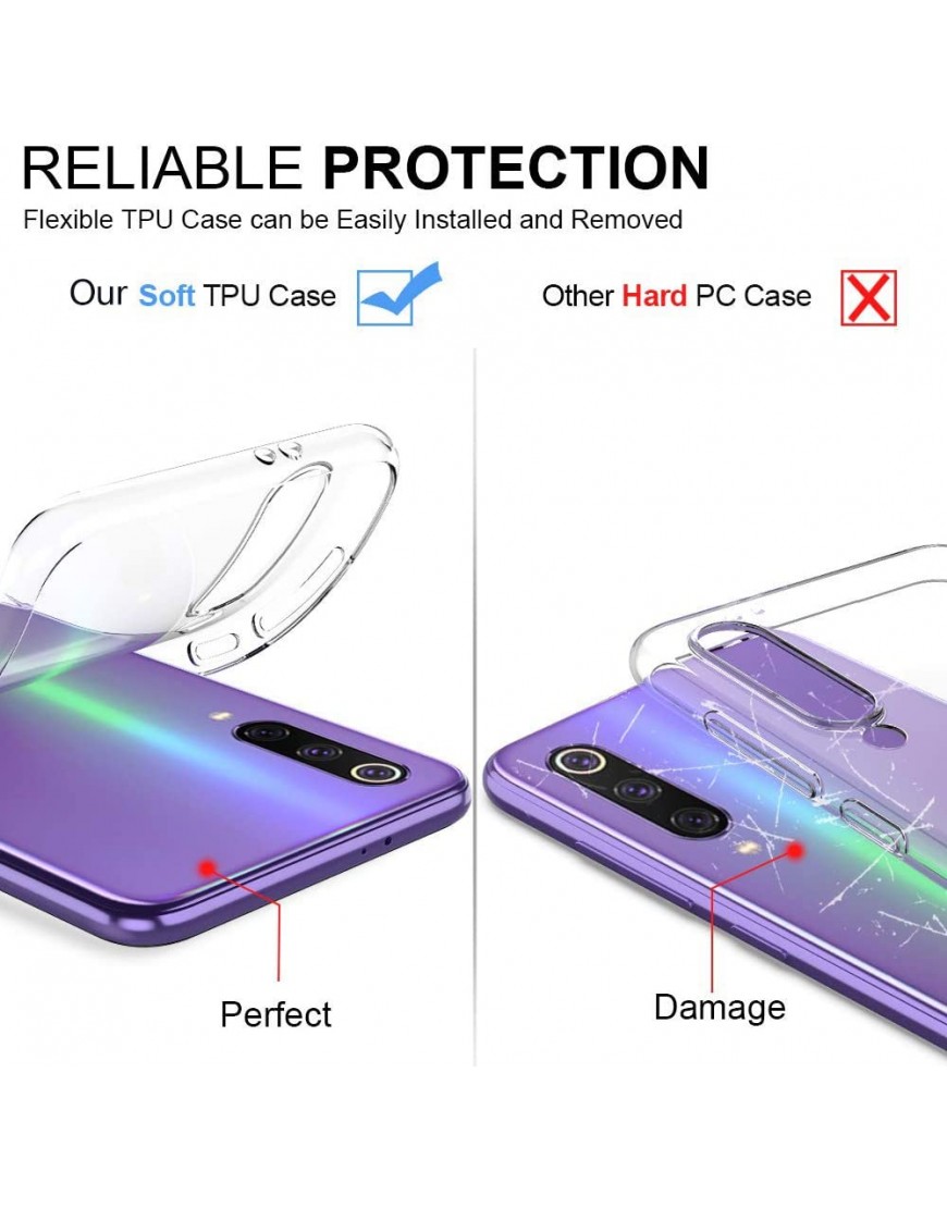 Oihxse Coque pour Samsung Galaxy A60 M40 Etui en Transparente Silicone TPU 3D Protection Bumper Ultra Mince Cristal Housse avec Motif Fille D'Ete Mer Anti Choc Cover A1 - BJHK6IBRN