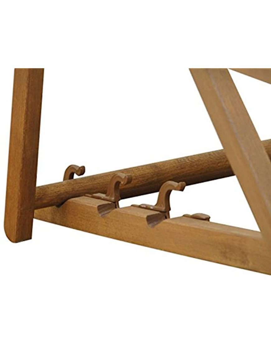 Erst-Holz Chaise Longue de Jardin Blanche avec Repose-Pieds chilienne Bain de Soleil Pliant 10-303F - BW1MDEPPL