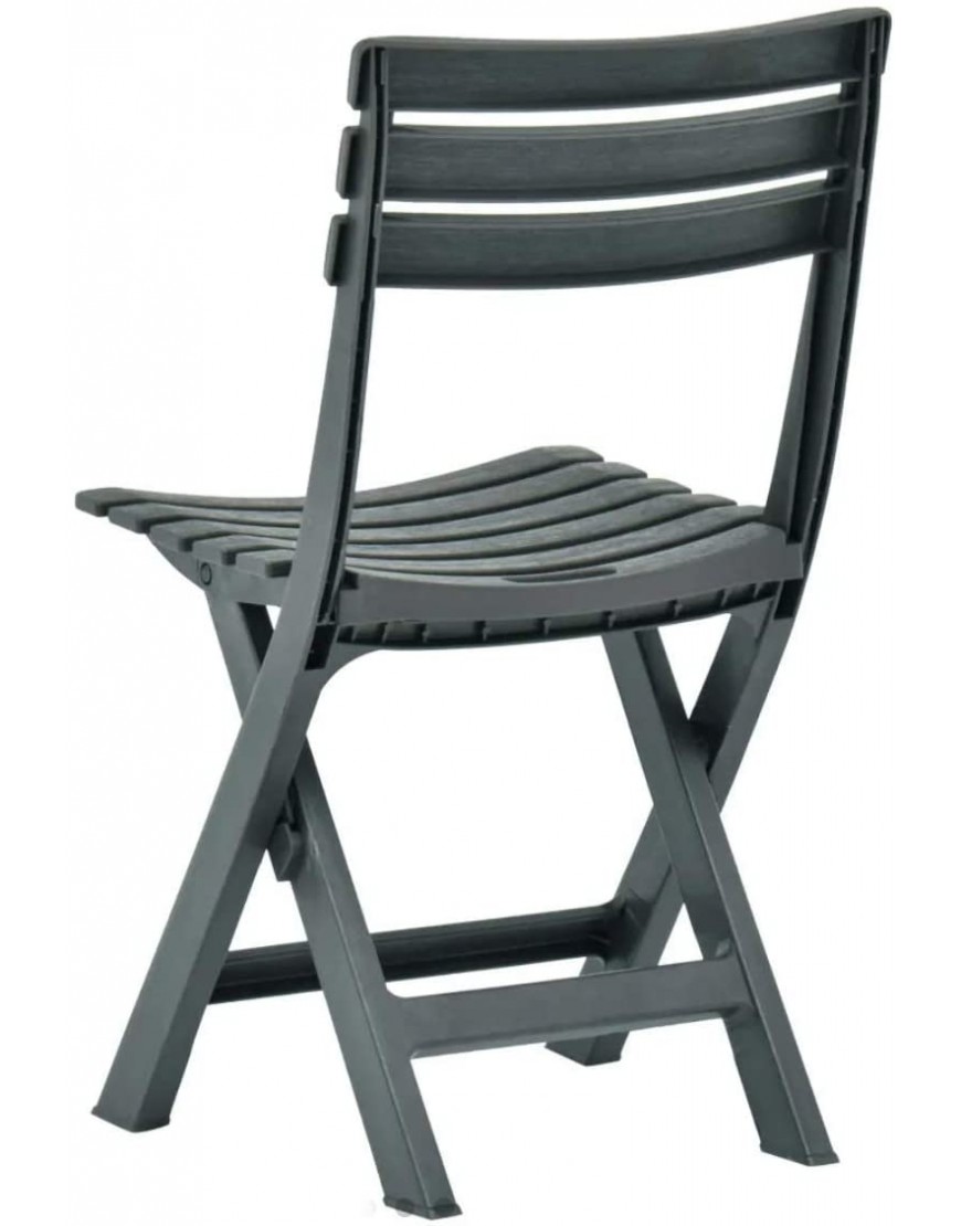 Tomaino Chaise pliante en plastique pour usage extérieur et intérieur Vert - BBHN7FFJC
