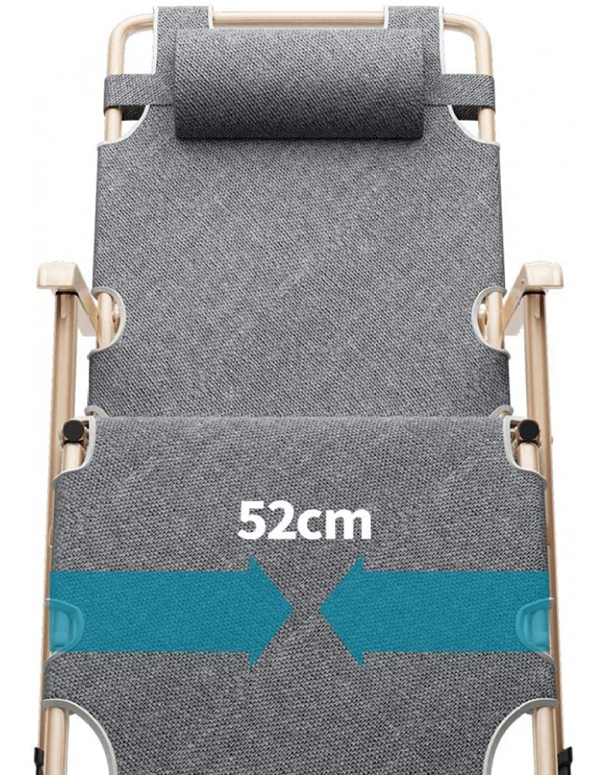 Chaise Longue Chaise Pliante Portable Fauteuil à Angle d'inclinaison réglable pour Bureau à Domicile Sieste Meubles de terrasse Multifonctions Chaise Longue de Plage-Bleu 2 - BBQD3DWMZ