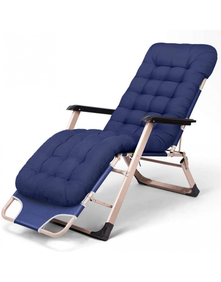 Chaise Longue Chaise Pliante Portable Fauteuil à Angle d'inclinaison réglable pour Bureau à Domicile Sieste Meubles de terrasse Multifonctions Chaise Longue de Plage-Bleu 2 - BBQD3DWMZ