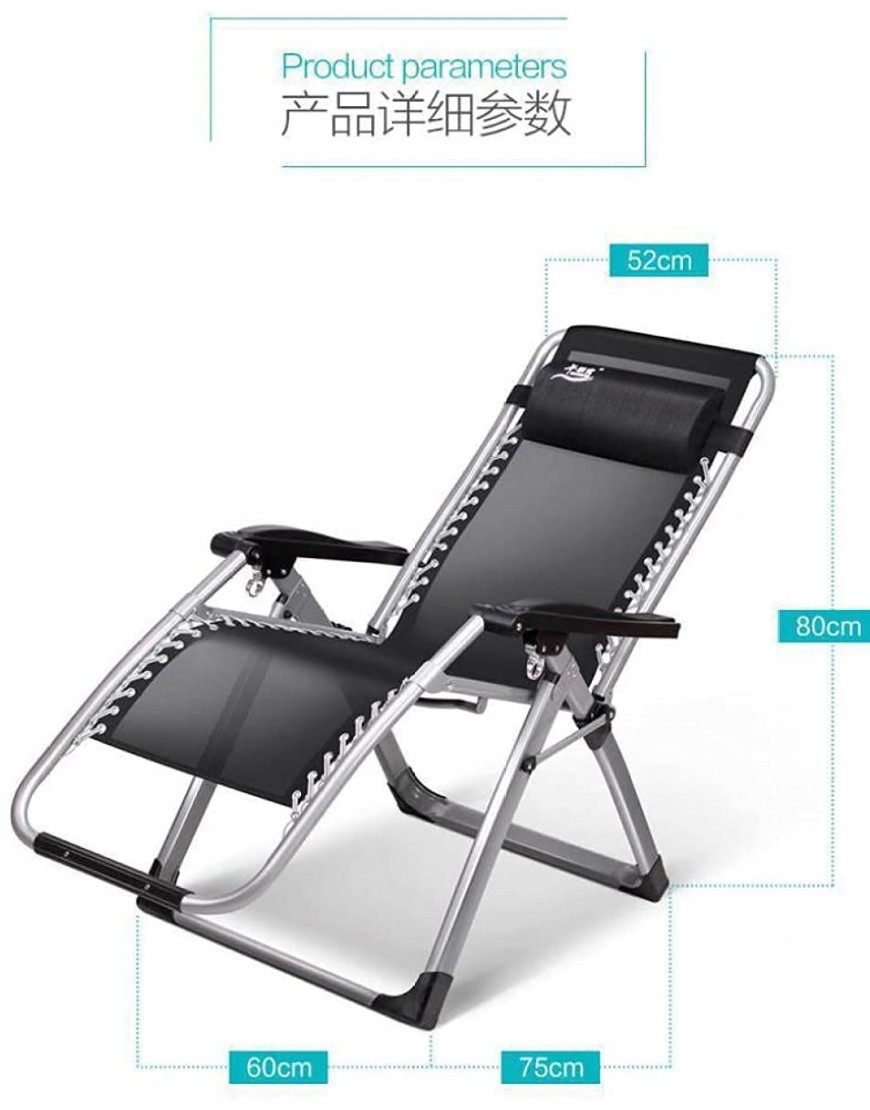 Chaise Longue Multi-Positions fauteuils inclinables à gravité zéro chaises Longues d'extérieur inclinables chaises relaxantes Gaeden pour terrasse Camping-2 - BDKAKYJMQ