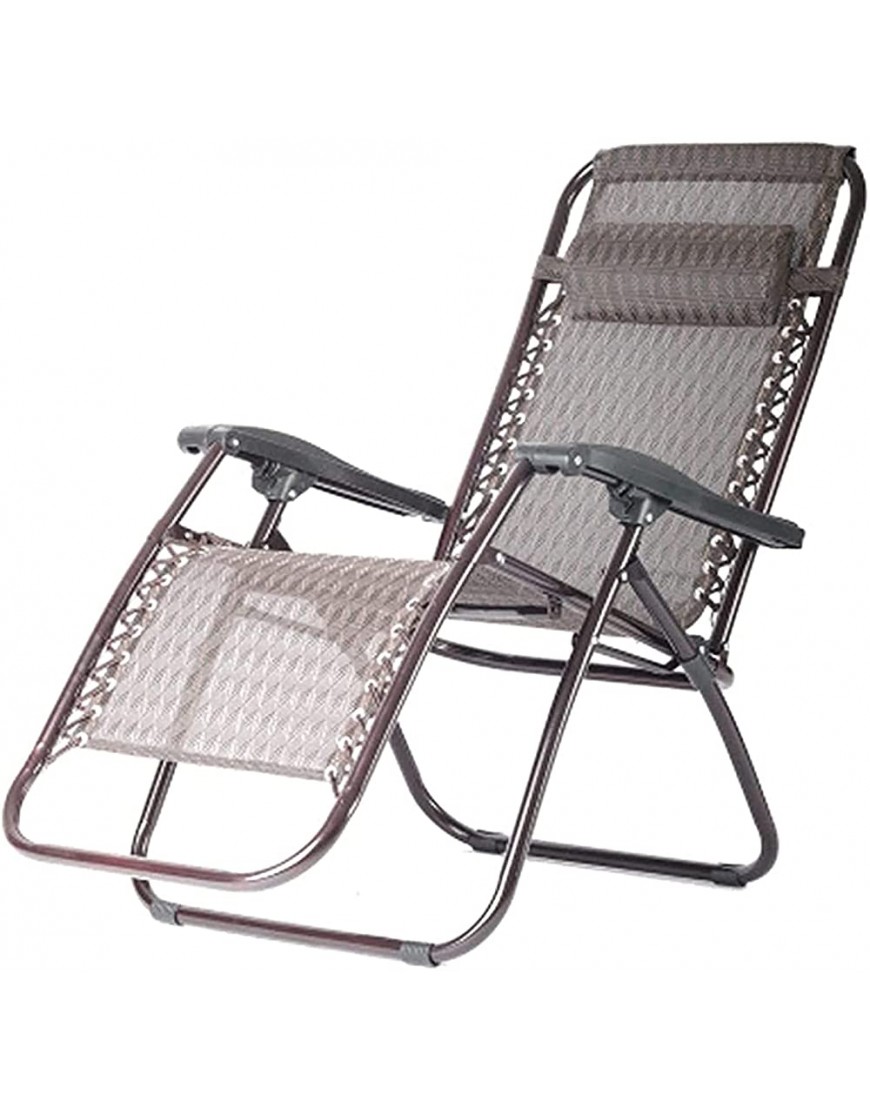 Xxffd Chaises de gravité inclinables légères et durables et durables Position réglable Pliage Chaise longue Chaise longue avec oreiller Pochette idéale pour la piscine de la terrasse en plein air Pisc - B6JAKRWQU