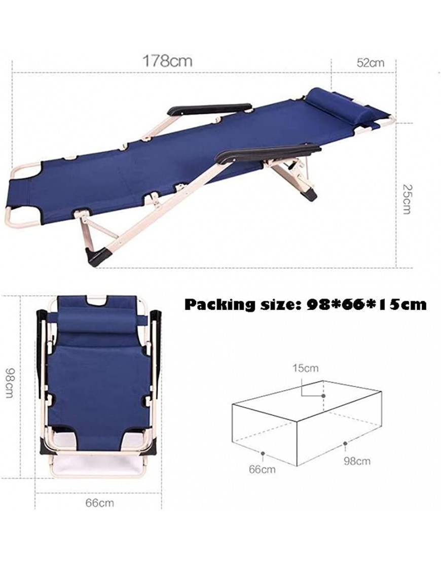 Lightweight Sun Lounger Sofa Bed Folding Seat Furniture Patio Garden Outdoor Color : A5 A3 - BN72APNAL