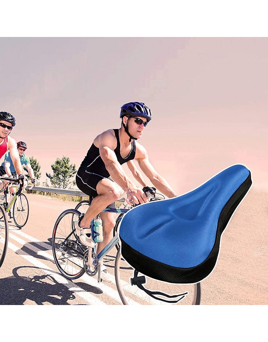 Bike Seat Selle De Vélo Confort Selle Cycle Large Pad Coussin Étanche Soft Cycle Seat Convient pour Les Femmes Et Les Hommes Professionnel en Vélo De Route VTT Vélo D’Exercice - BDHV9GHGX
