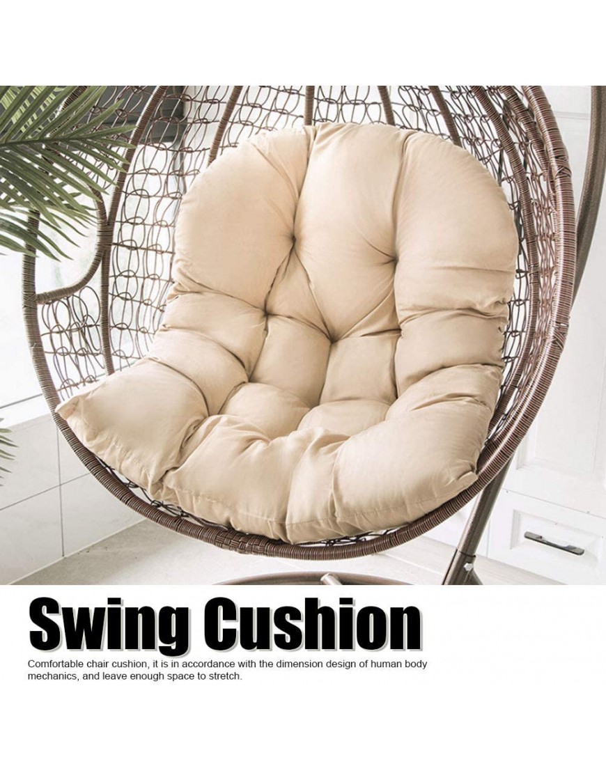 SHYEKYO Coussin de Chaise pivotante Chaise Suspendue en Tissu de Polyester de qualité Conception de Taille Ergonomique pour l'intérieur pour chaises à Bascule - BAH9MAZJH