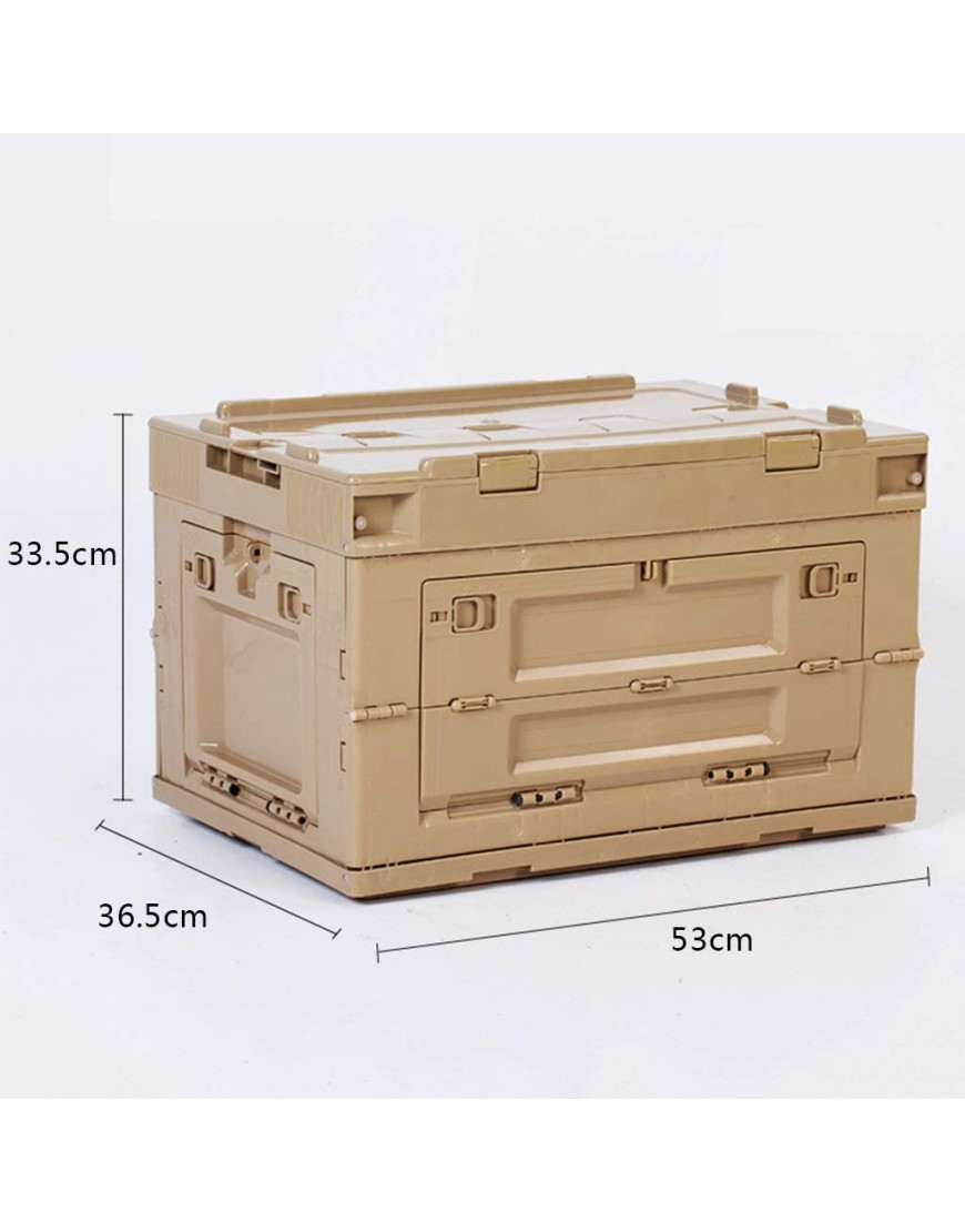 ESTEAR Boîte De Rangement Extérieure avec Couvercle en Plastique avec Couvercle Boîte De Rangement en Plastique Recyclé avec Caisse Design 50 litres - BK7AEBNDZ