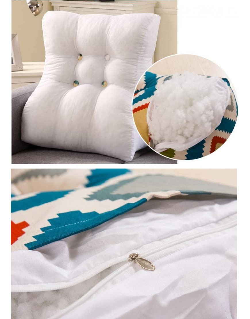 Oreillers de bureau facile à transporter facile à nettoyer Oreillers lavable coton Oreillers confortable chambre canapé salon ménage Oreillers Color : #1 Size : Large: 55 * 28 * 60CM - B57J7YYYF