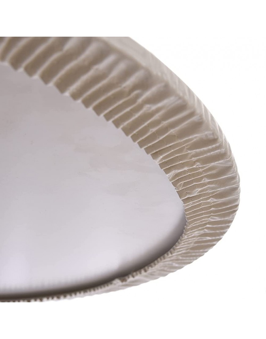 Nappe ronde en vinyle à bords élastiques imperméable facile à nettoyer pour intérieur ou extérieur motif végétal blanc 120 cm de diamètre - B3K74MGLG